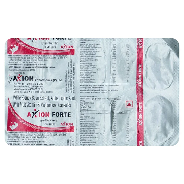 Axion Forte Tablet 10's, Pack of 10