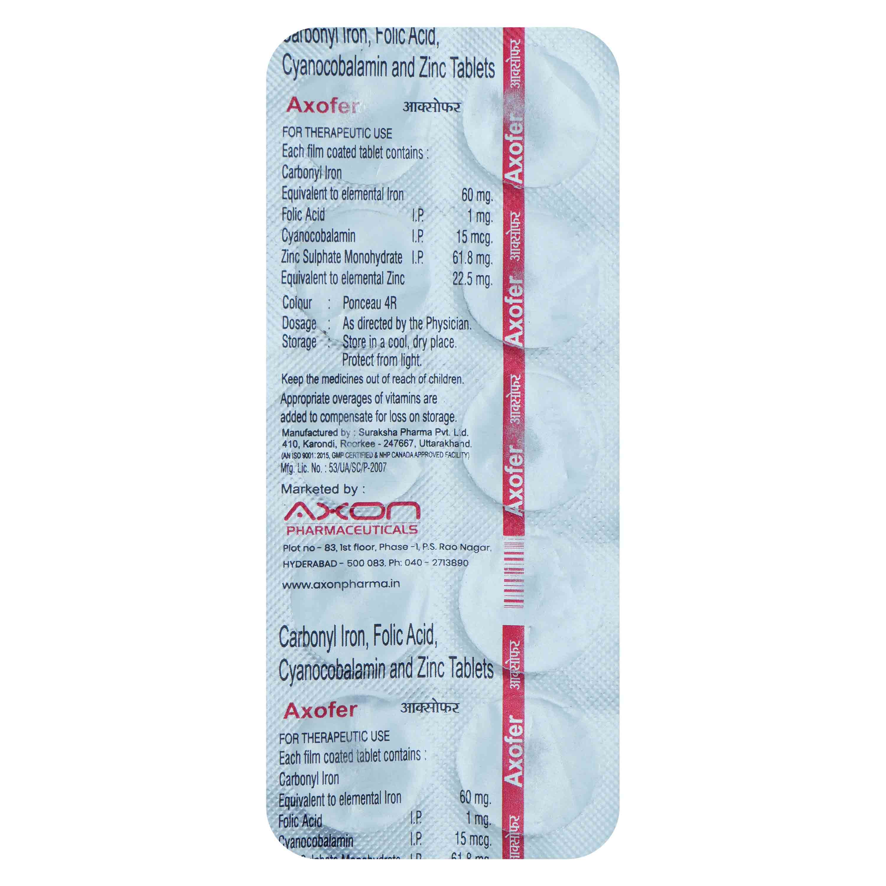 Buy Axofer Tablet 10'S Online