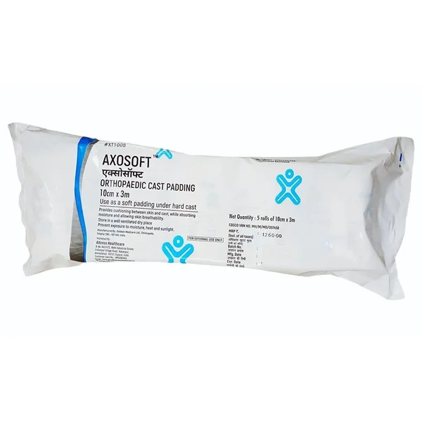 Axcess Axosoft Orthopaedic Cast Padding, 10cmx3m XT1008