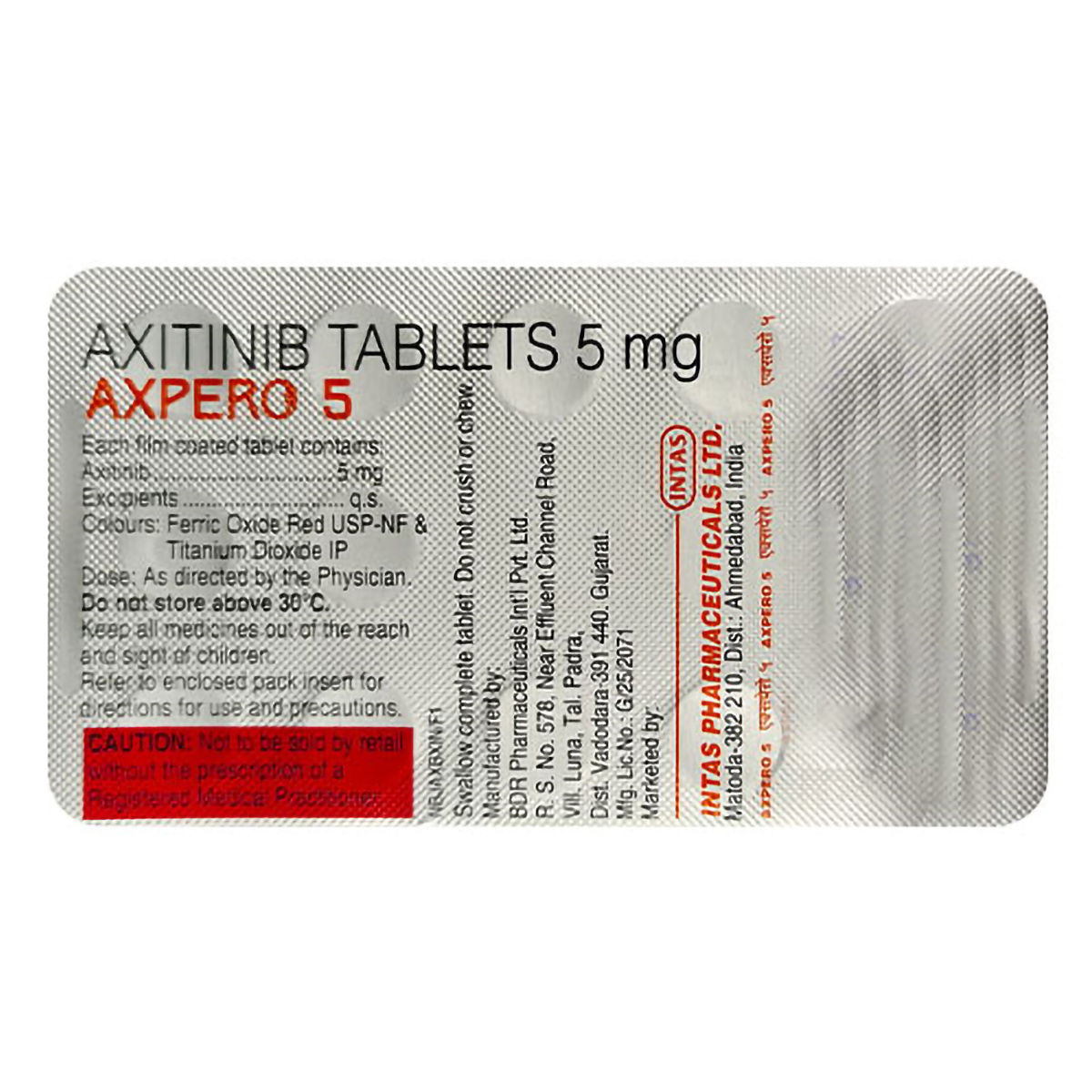 Buy Axpero 5 mg Tablet 14's Online