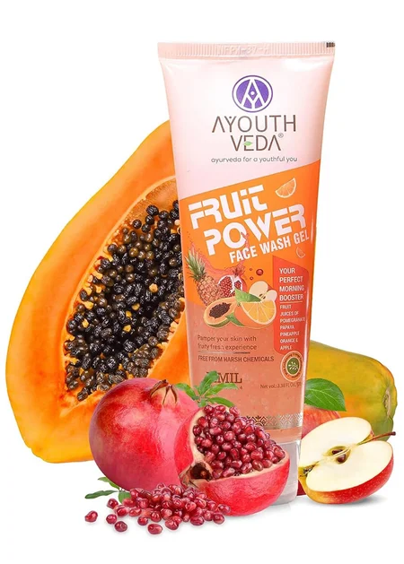 Aimil Ayouthveda Fruit Power Face Wash Gel, 100 gm