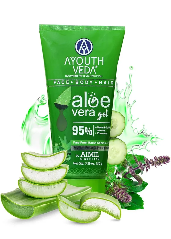 Aimil Ayouthveda Aloe Vera Face Gel, 150 gm
