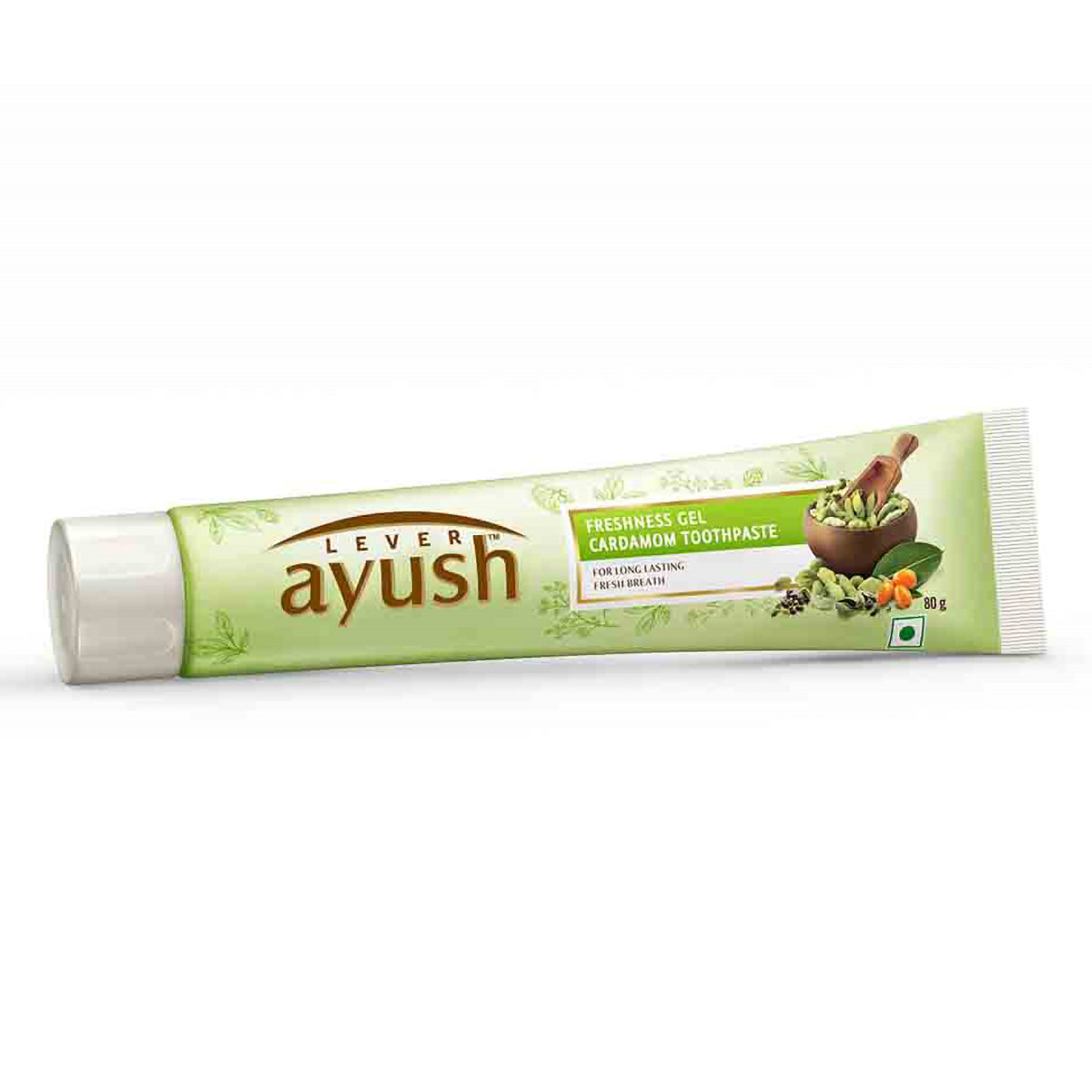 Lever Ayush Freshness Gel Cardamom Toothpaste, 80 gm, Pack of 1 Lever Ayush Freshness Gel Cardamom Toothpaste, 80 gm, Pack of 1