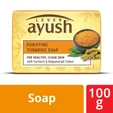 Lever Ayush Purifying Turmeric Soap, 100 gm