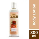 Lever Ayush Natural Fairness Saffron Body Lotion, 300 ml, Pack of 1