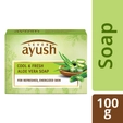 Lever Ayush Cool & Fresh Aloe Vera Soap, 100 gm