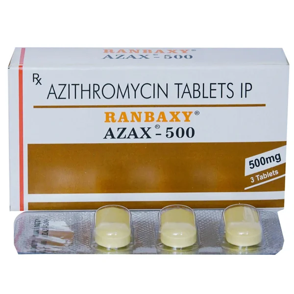 Azax-500 Tablet 3's, Pack of 3 TABLETS