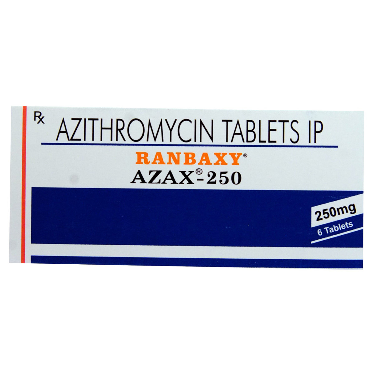 Azax 250 Tablet 6's, Pack of 6 TABLETS Azax 250 Tablet 6's, Pack of 6 TABLETS