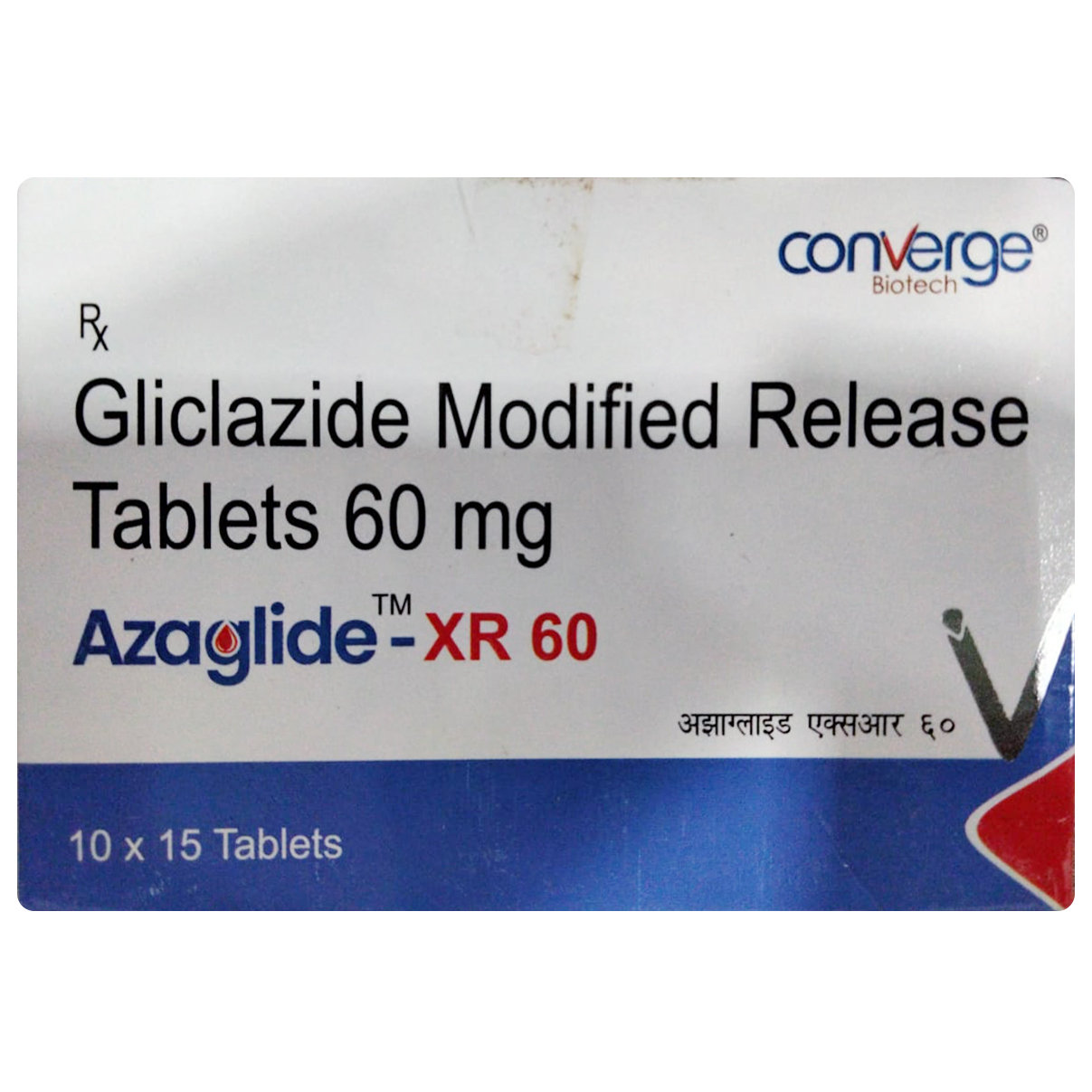 Azaglide-XR 60 Tablet 15's, Pack of 15 TABLETS Azaglide-XR 60 Tablet 15's, Pack of 15 TABLETS