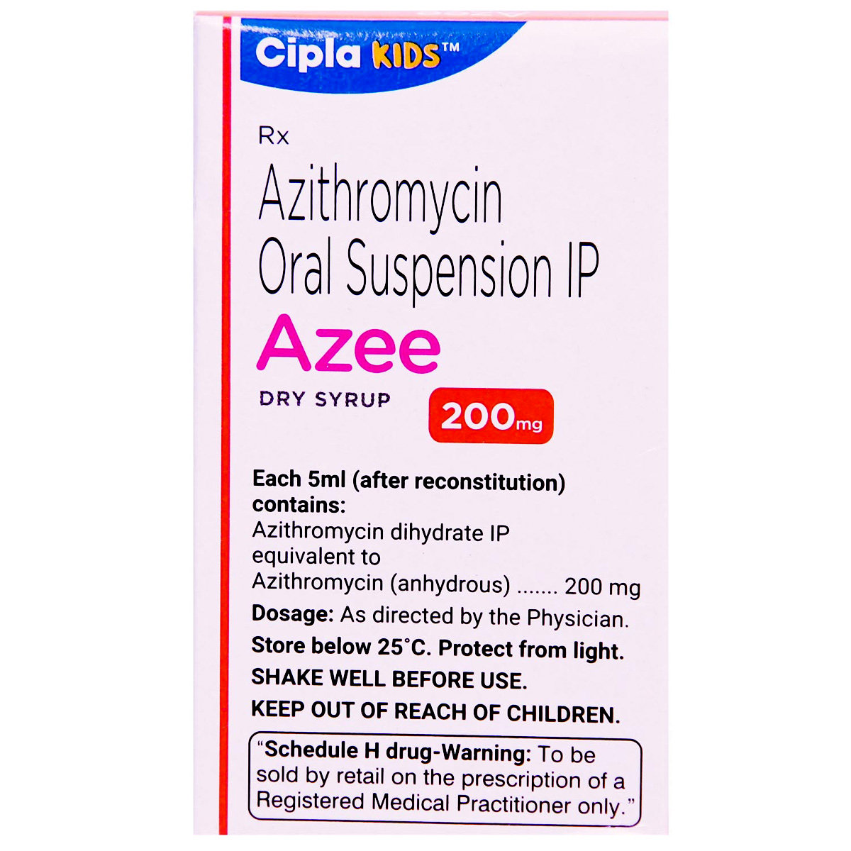 Azee 200mg Dry Syrup 15 ml, Pack of 1 Dry Syrup Azee 200mg Dry Syrup 15 ml, Pack of 1 Dry Syrup