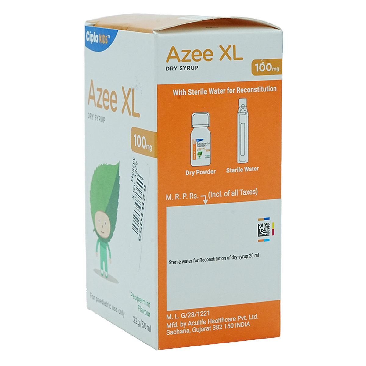 Azee XL 100mg Dry Syrup 30 ml, Pack of 1 Syrup Azee XL 100mg Dry Syrup 30 ml, Pack of 1 Syrup