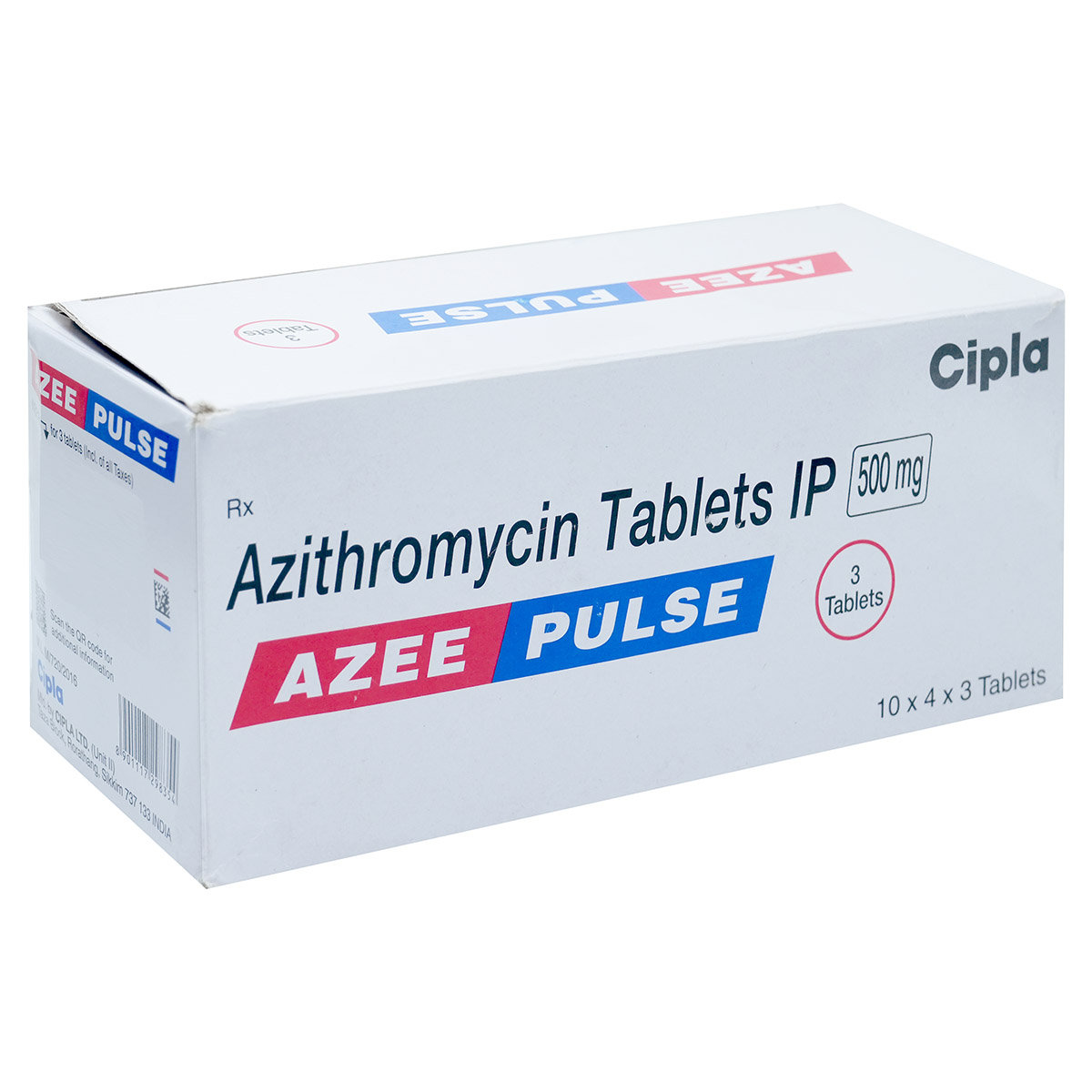 Azee Pulse Tablet 3's, Pack of 3 TabletS Azee Pulse Tablet 3's, Pack of 3 TabletS