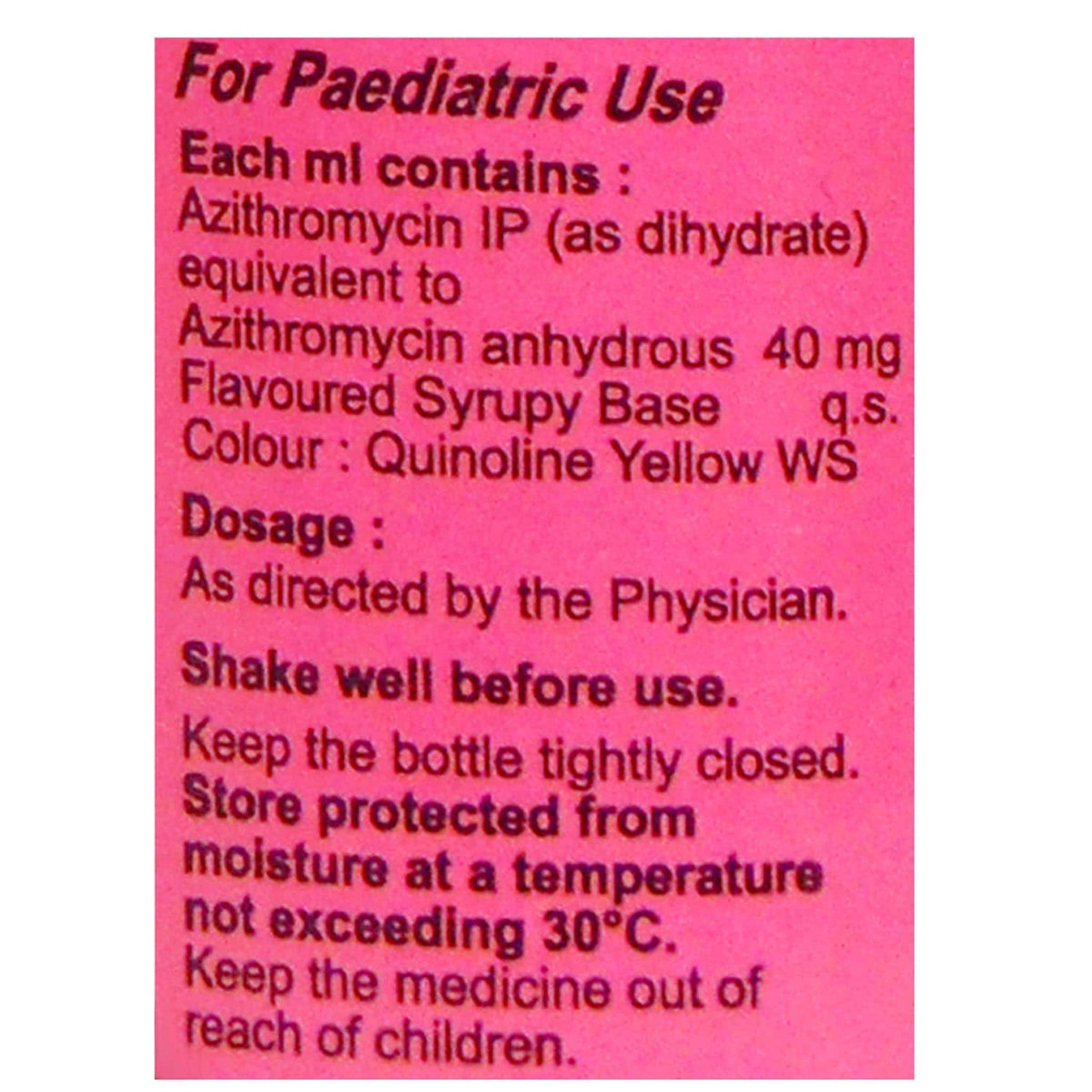 Azithral 200 Liquid 15 ml, Pack of 1 Liquid Azithral 200 Liquid 15 ml, Pack of 1 Liquid