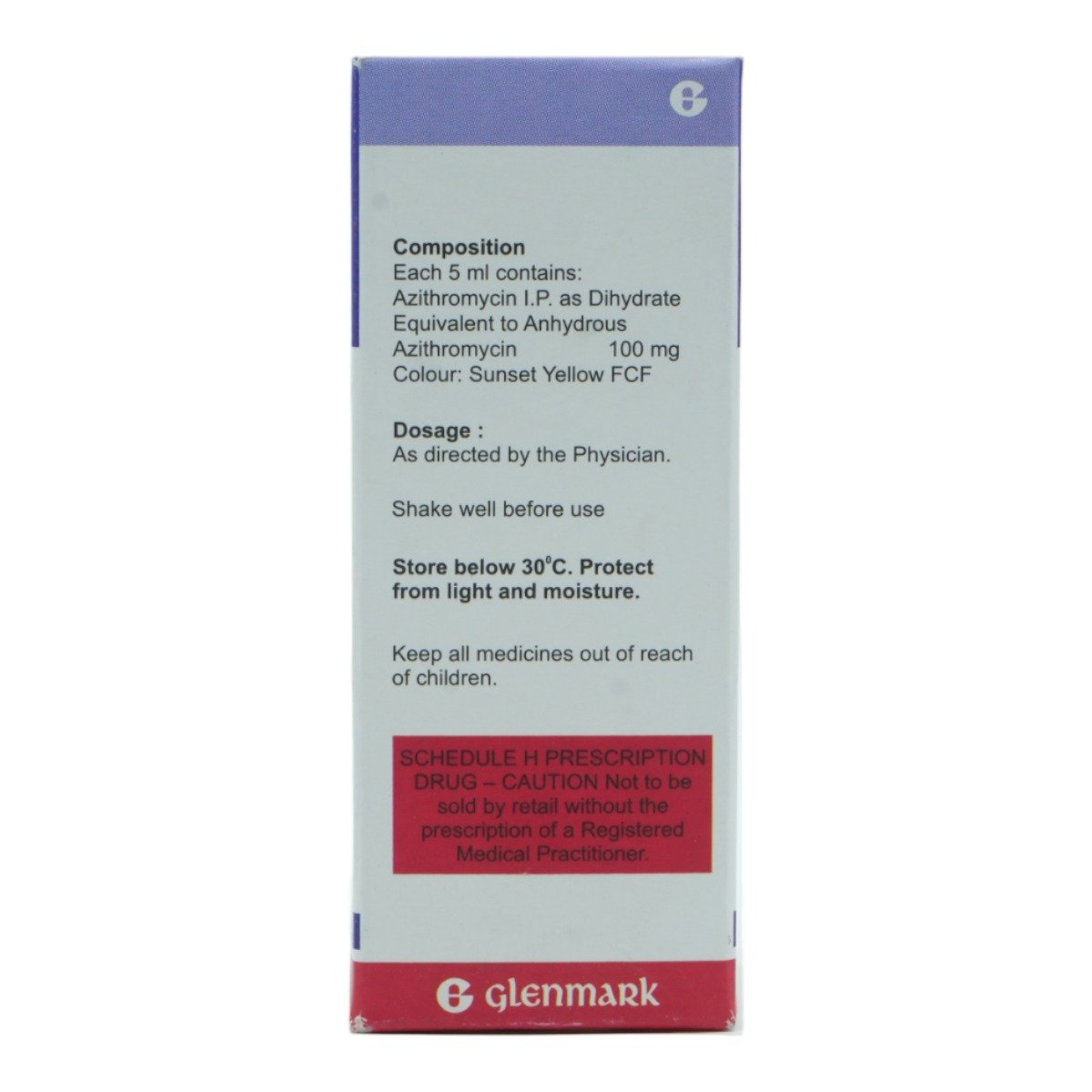 Azifine 100 mg Drop 15 ml, Pack of 1 Oral Suspension Azifine 100 mg Drop 15 ml, Pack of 1 Oral Suspension