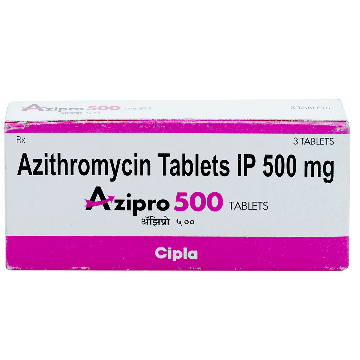 Azipro 500 Tablet 3's, Pack of 3 TABLETS Azipro 500 Tablet 3's, Pack of 3 TABLETS