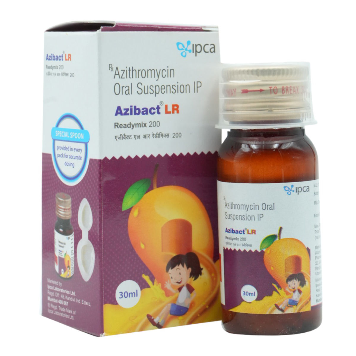 Buy Azibact LR 200 mg Readymix Suspension online | Uses, Side Effects ...