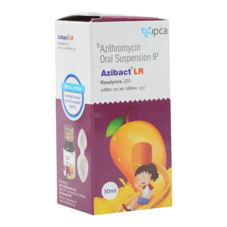 Buy Azibact LR 200 mg Readymix Suspension online | Uses, Side Effects ...