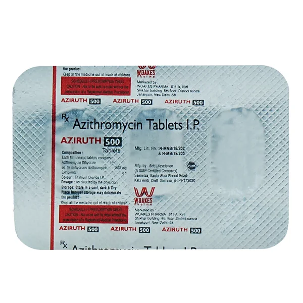 Aziruth 500 mg Tablet 3's, Pack of 3 TabletS