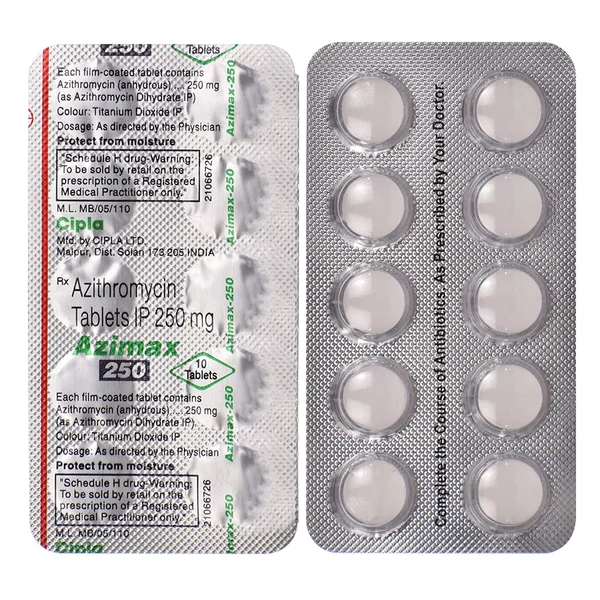 Azimax 250 Tablet 10's