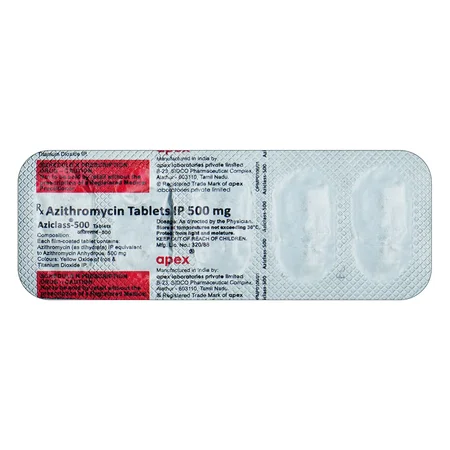 Aziclass-500 mg Tablet 5's
