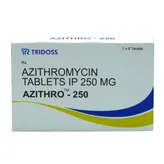 Azithro 250 Tablet 6's, Pack of 6 TABLETS
