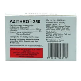 Azithro 250 Tablet | Uses, Side Effects, Price | Apollo Pharmacy