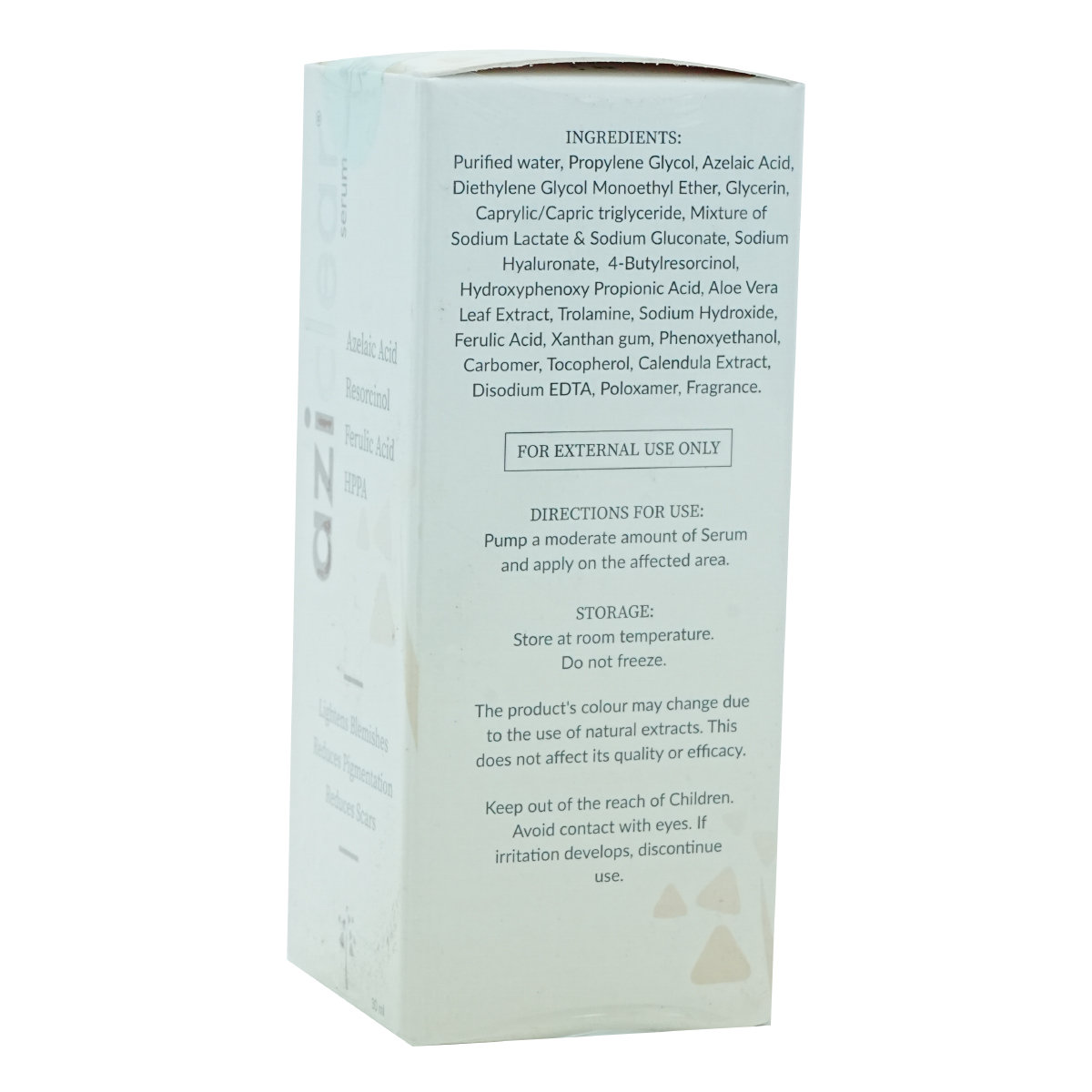 Aziclear Serum 30 ml | Azelic Acid, Ferulic Acid, Resorcinol, HPPA | Reduces Pigmentation & Scars | Lightens Blemishes, Pack of 1 Aziclear Serum 30 ml | Azelic Acid, Ferulic Acid, Resorcinol, HPPA | Reduces Pigmentation & Scars | Lightens Blemishes, Pack of 1