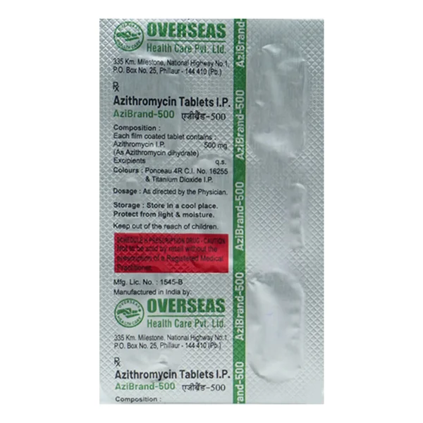 Azibrand-500 Tablet 5's