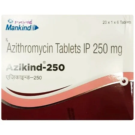Azikind-250 Tablet 6's