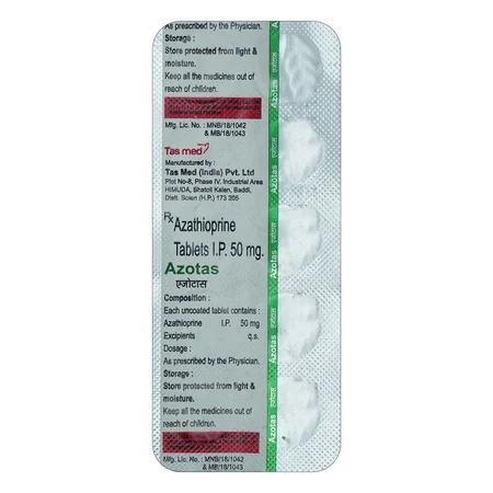 Azotas 50 mg Tablet 10's