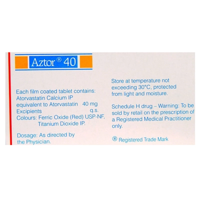 Aztor 40 Tablet 15's, Pack of 15 TABLETS