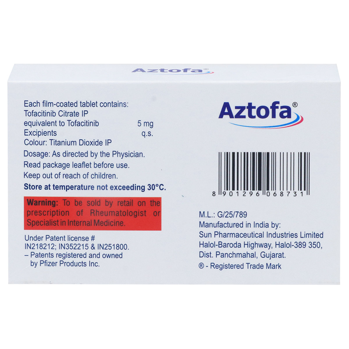 Aztofa 5 Tablet 15's, Pack of 15 Aztofa 5 Tablet 15's, Pack of 15