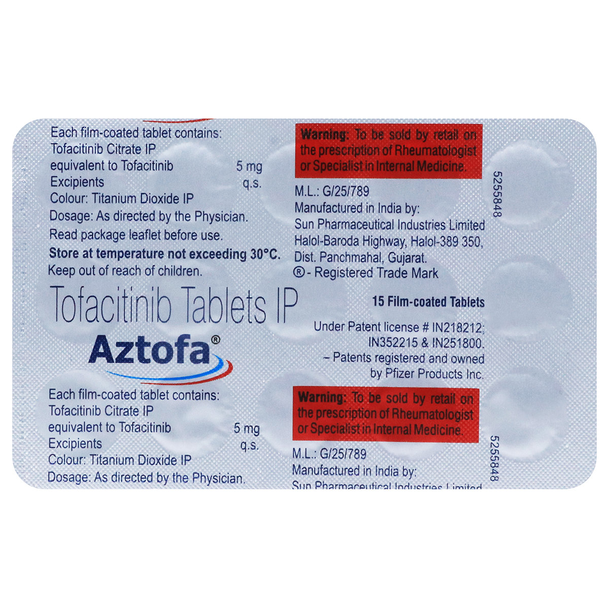 Aztofa 5 Tablet 15's, Pack of 15 Aztofa 5 Tablet 15's, Pack of 15