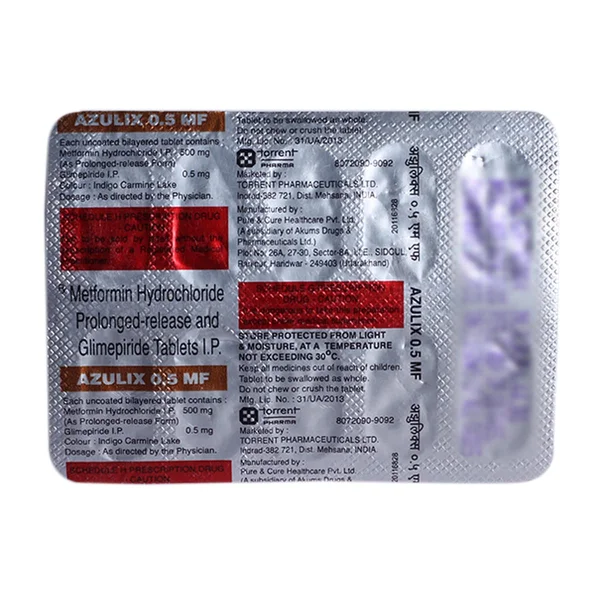 Azulix 0.5 MF Tablet 10's