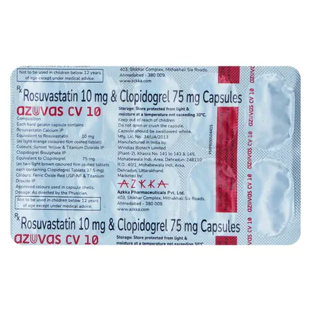 Azuvas CV 10 Capsule 10's