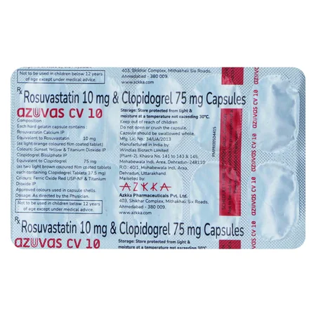 Azuvas CV 10 Capsule 10's