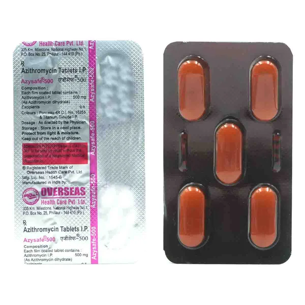 Azysafe 500 mg Tablet 5's