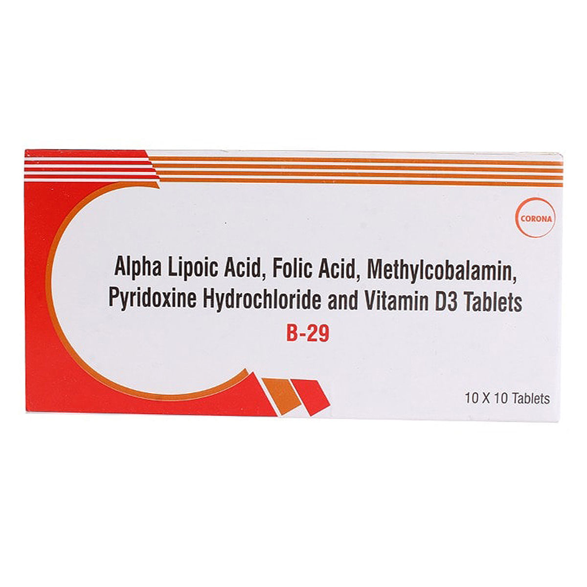 B-29 Tablet 10's Price, Uses, Side Effects, Composition - Apollo Pharmacy