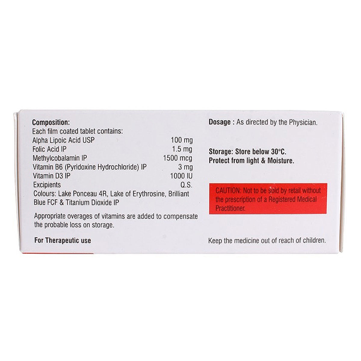 B-29 Tablet 10's Price, Uses, Side Effects, Composition - Apollo Pharmacy