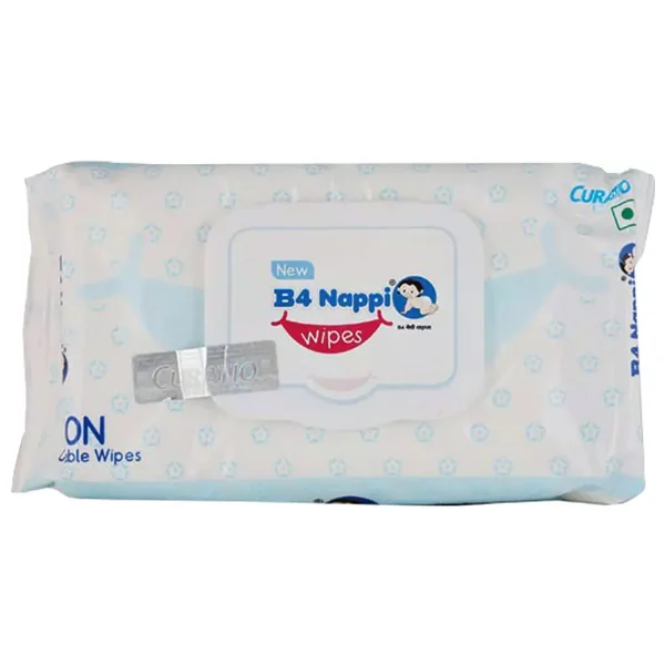 B4 Nappi Usable New Wipes 150x200mm, 80 Count, Pack of 1