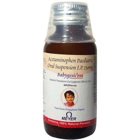 Babygesic 250 mg Oral Suspension 60 ml