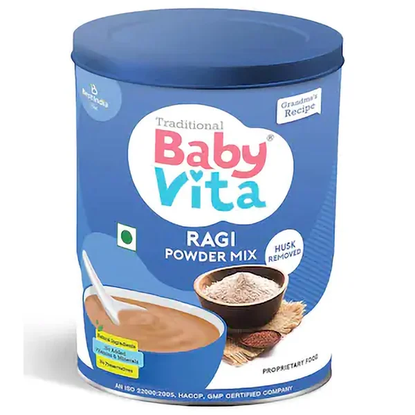Babyvita Ragi Powder Mix, 300 gm Tin, Pack of 1