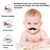 Baby Hug Moustach Pacifier, Pack of 1