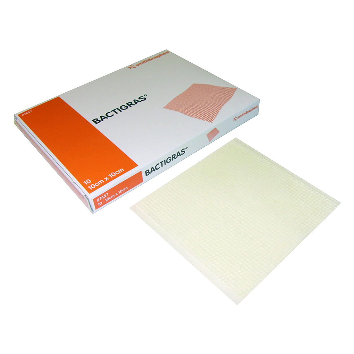 Bactigras Dressing, 10 cm x 10 cm, Pack of 1 Bactigras Dressing, 10 cm x 10 cm, Pack of 1