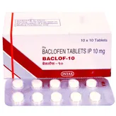 Baclof-10 Tablet 10's, Pack of 10 TABLETS