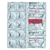 Bacrite 10mg Tablet 10's, Pack of 10 TabletS