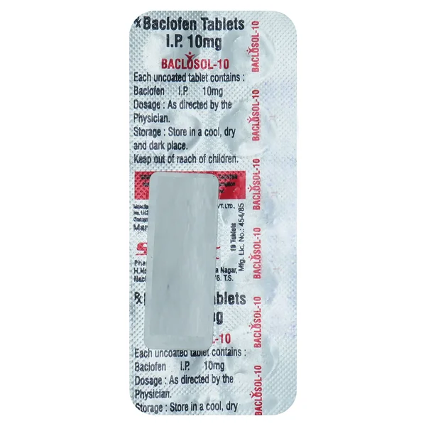 Baclosol-10 Tablet 10's