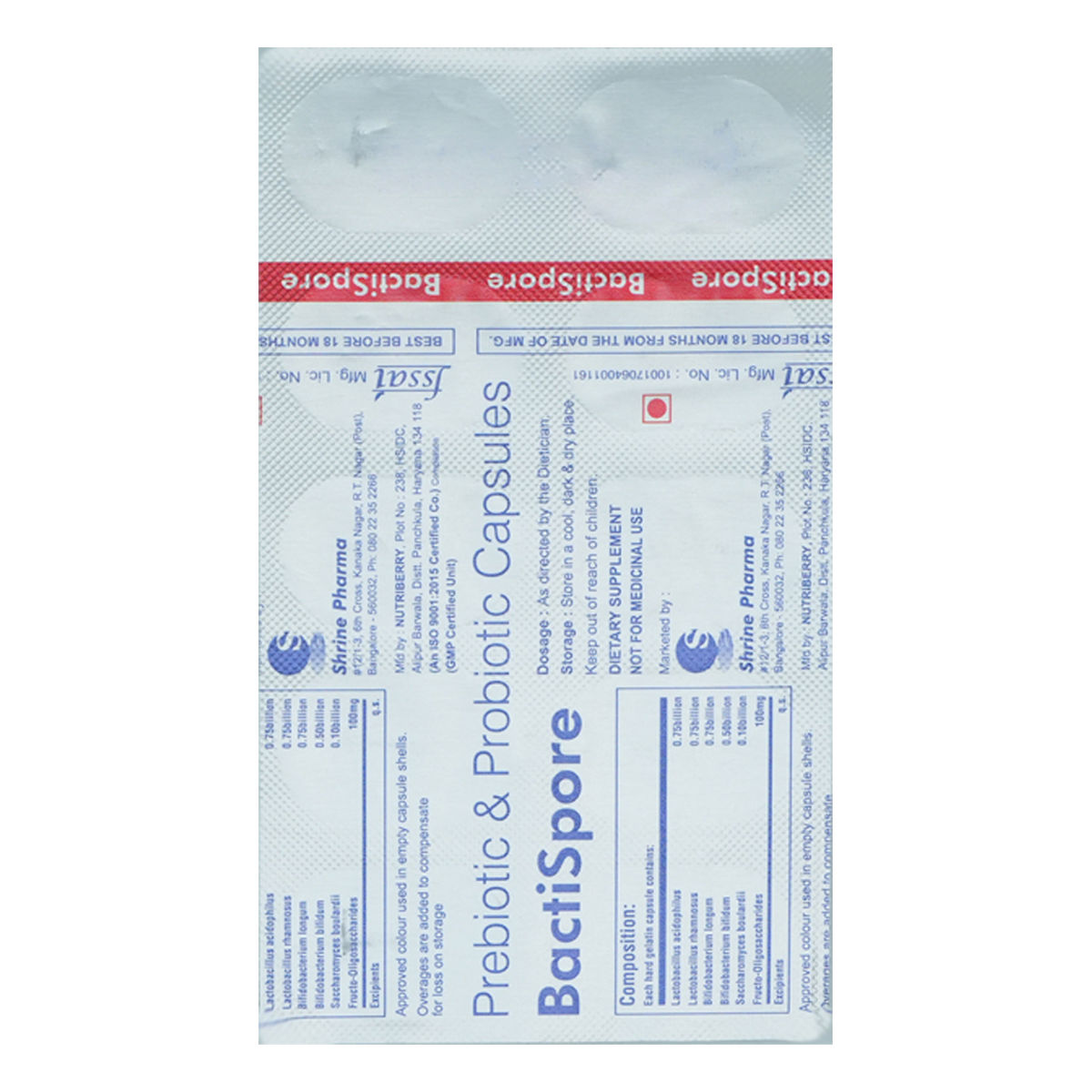 Buy Bactispore Capsule | 19 Minutes Delivery | Apollo Pharmacy