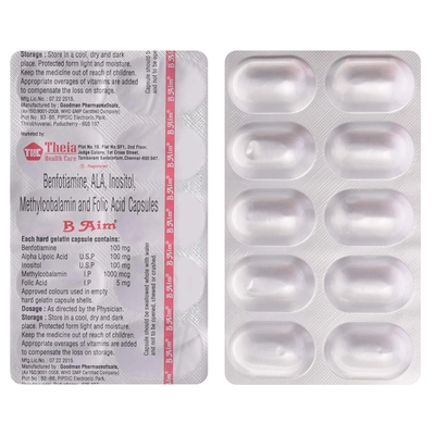 B Aim Tablet 10's, Pack of 10 TABLETS