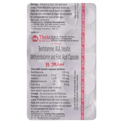 B Aim Tablet 10's, Pack of 10 TABLETS